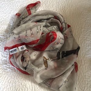 Moschino silk scarf